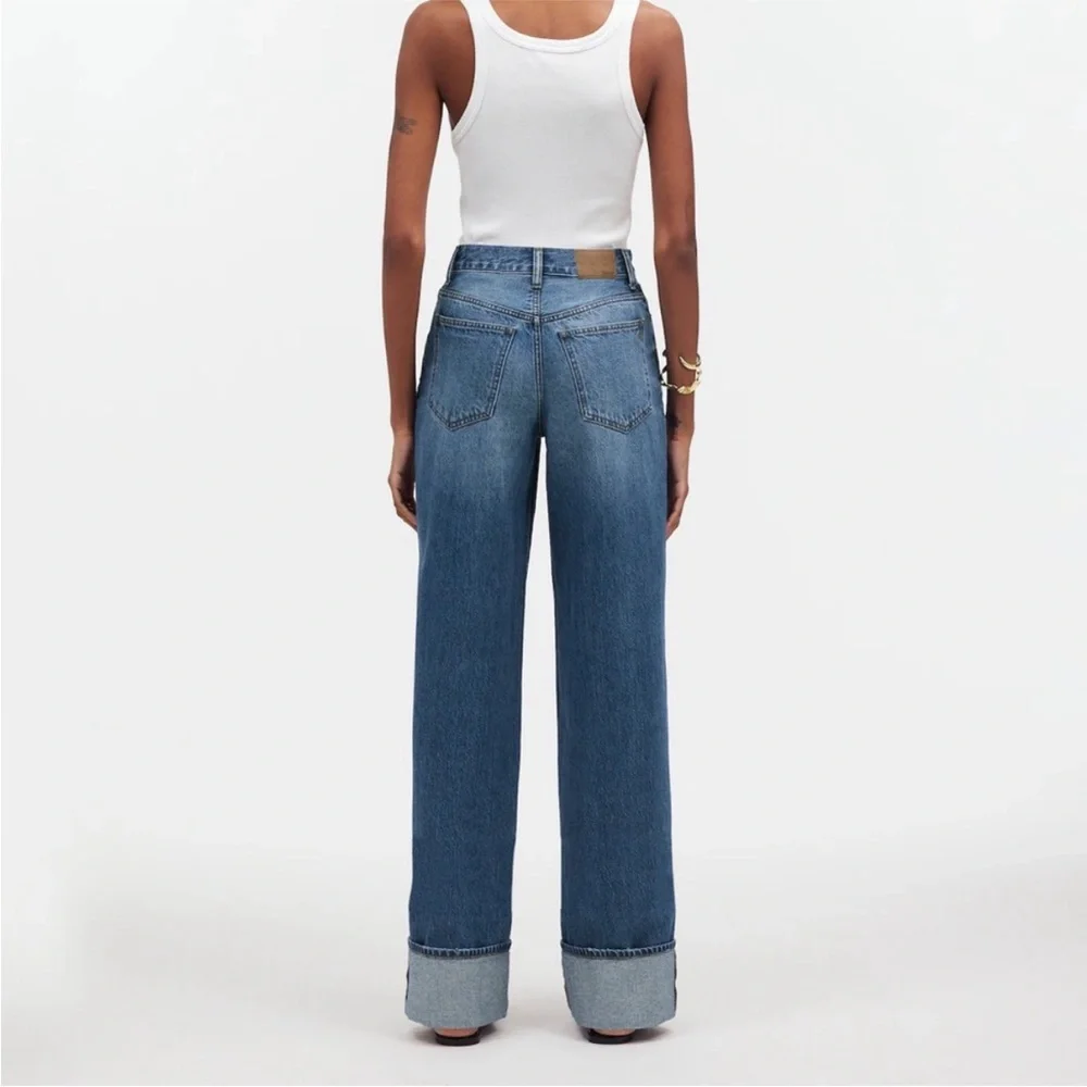 Madewell Superwide-Leg Jeans in Fannin Wash NQ160 - Picture 2 of 16